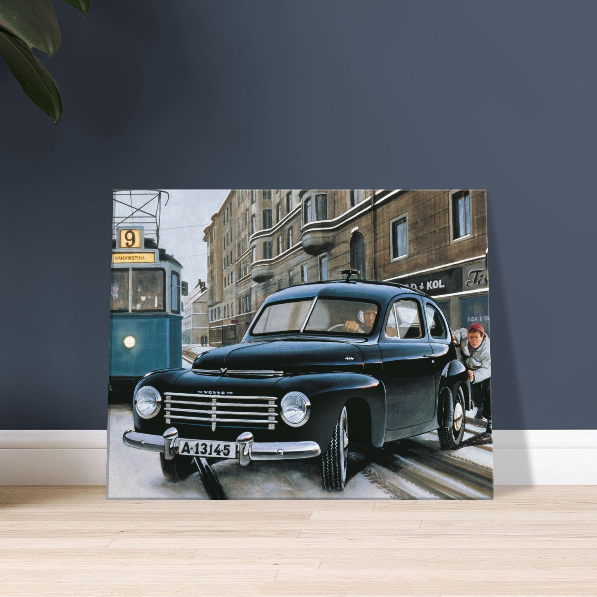 Stockholm Winter - canvas - Transit Art