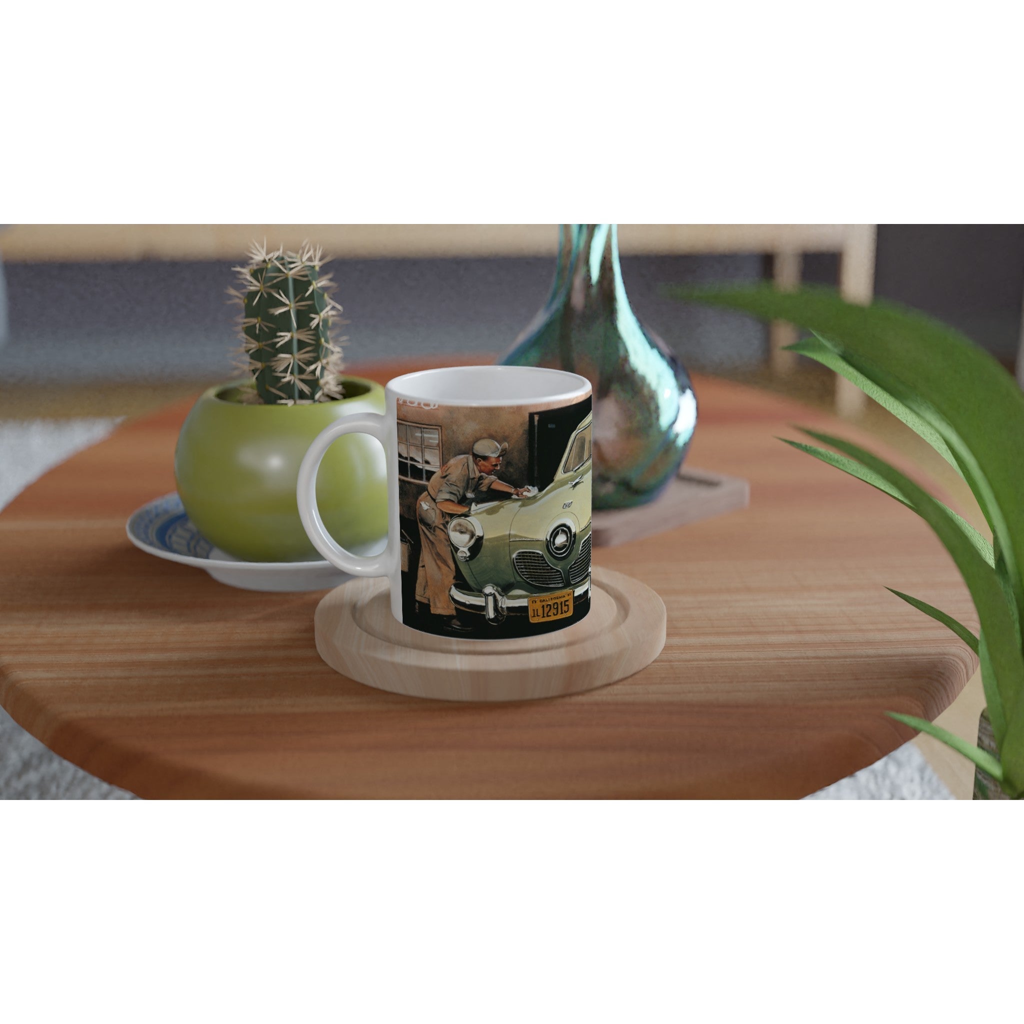 Studebaker at Whalley Avenue - Mug - Transit Art