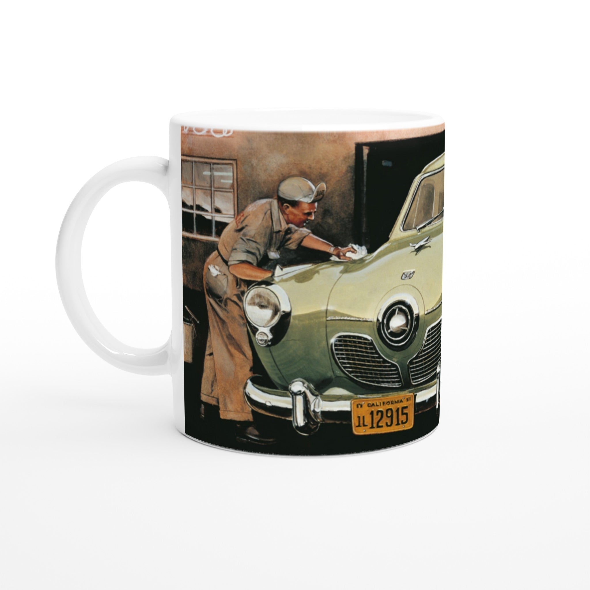Studebaker at Whalley Avenue - Mug - Transit Art