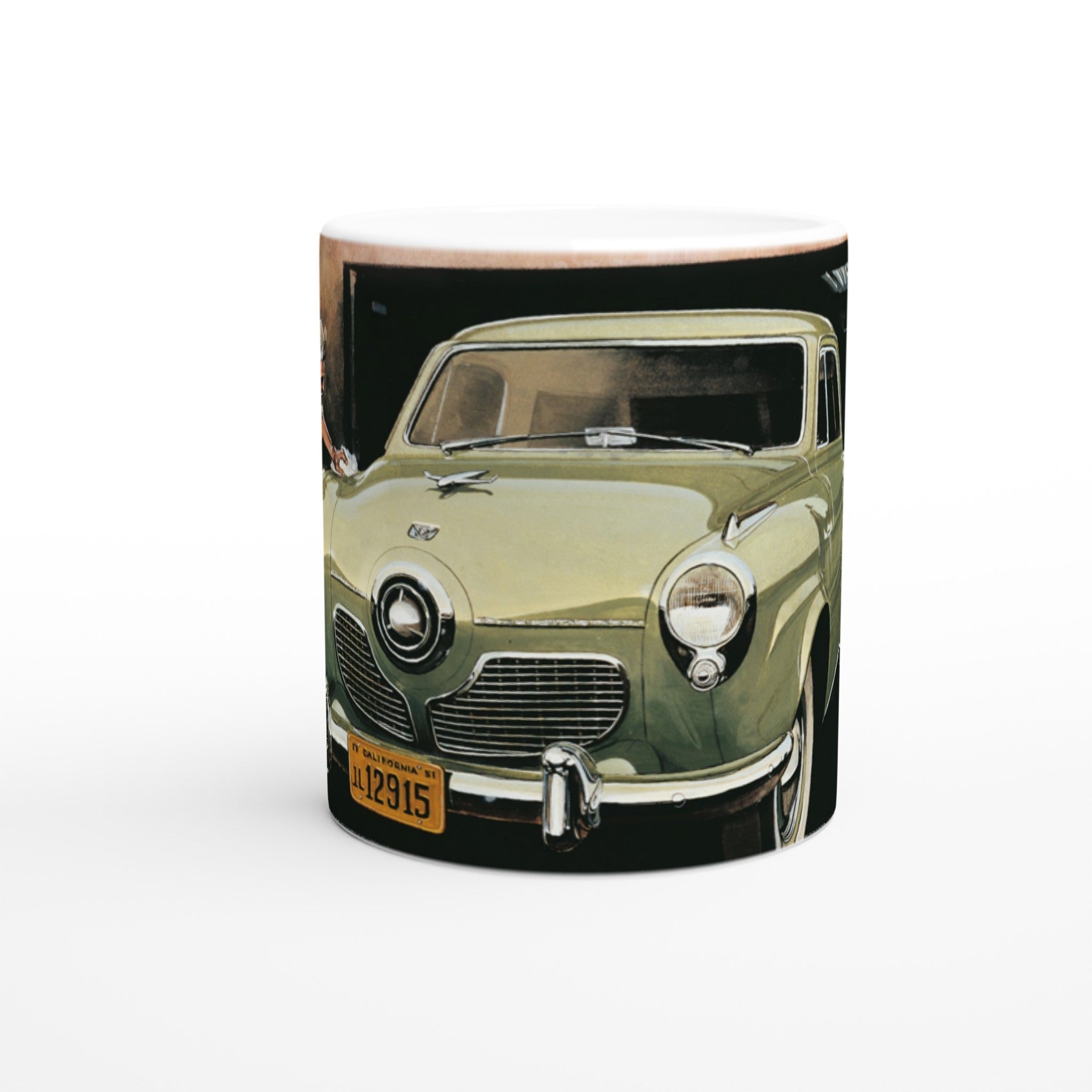 Studebaker at Whalley Avenue - Mug - Transit Art