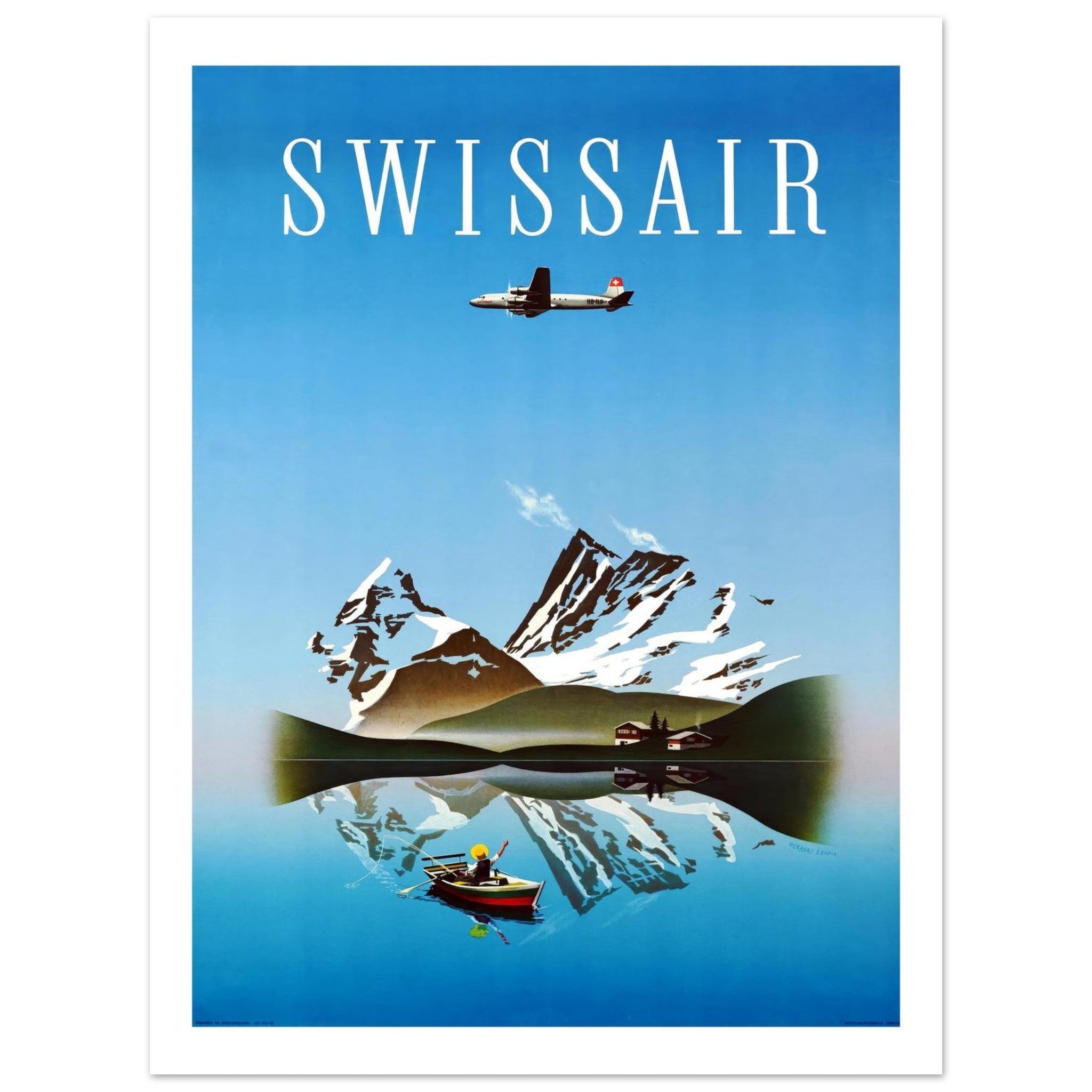 Swissair Poster - Transit Art