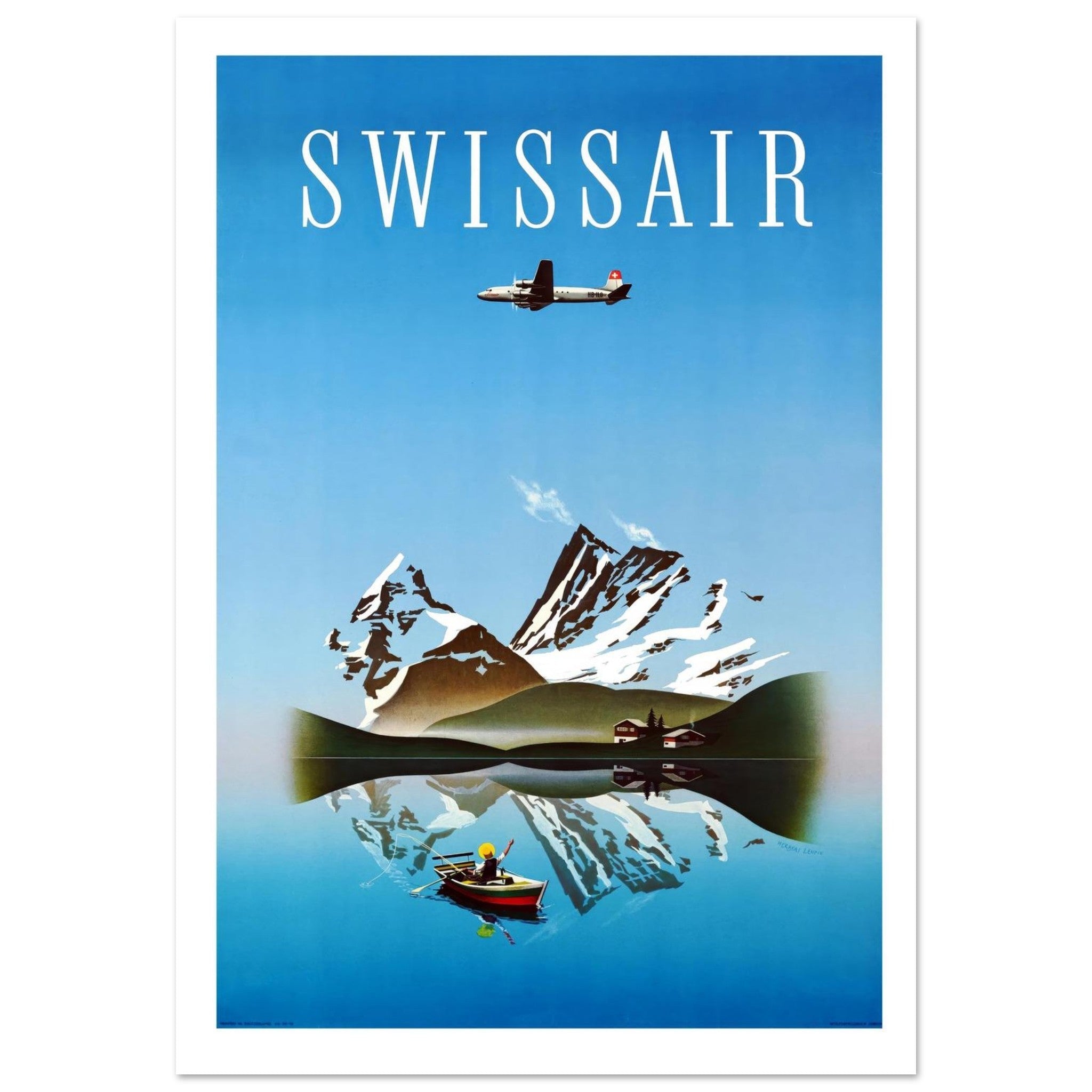 Swissair Poster - Transit Art