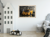 McLaren F1 at Le Mans. Illustration with incredible techniques and details. 