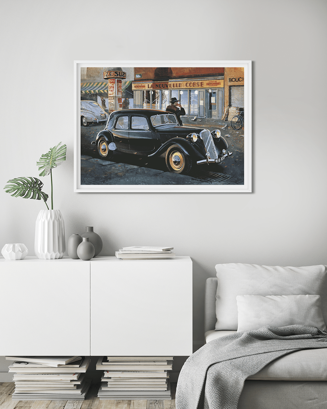 Citroen in Paris, Citroen on the streets of Paris. The Citroën Traction Avant, produced from 1934 to 1957, revolutionized the automotive industry with its innovative design and advanced features. Its name, which translates to "front-wheel drive," perfectl