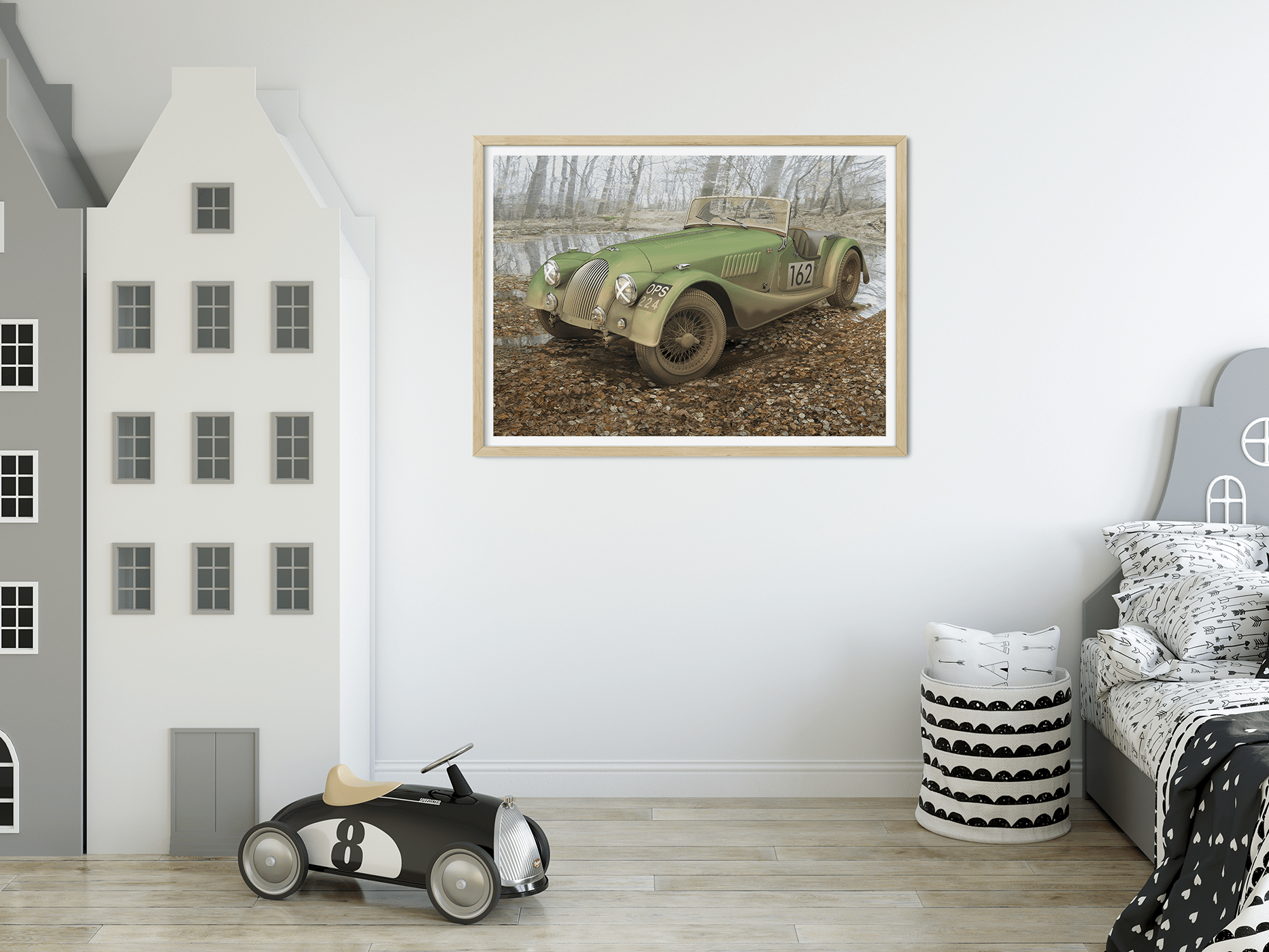 For Hillclimb, Morgan during rally. Illustration with incredible techniques and details. When it comes to dominating the hills, Morgan sports cars have left an indelible mark. These exceptional machines possess a perfect balance between raw horsepower and