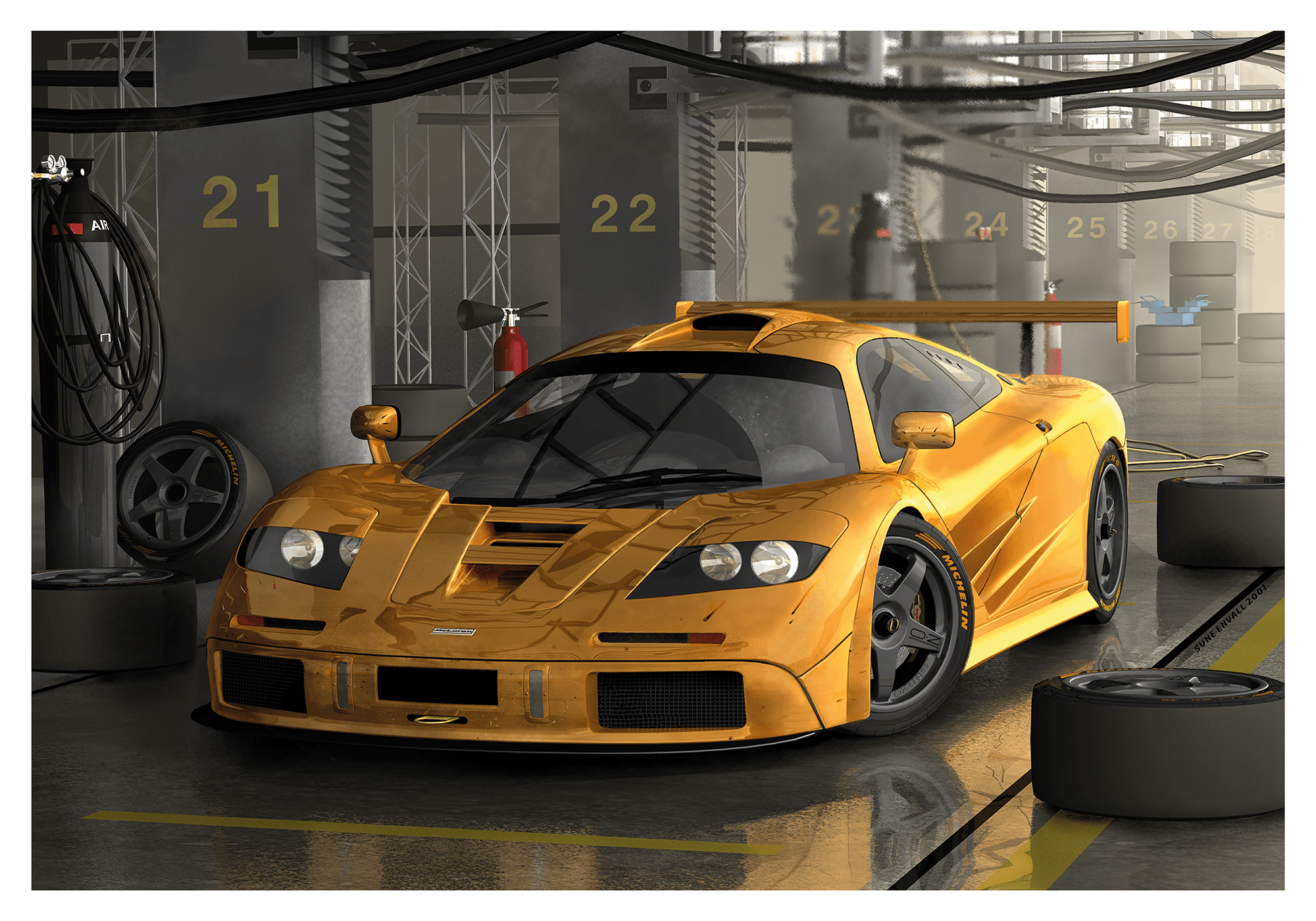 Le Mans pits, McLaren F1 at Le Mans. Since its debut in the 1990s, the McLaren F1 has left an indelible mark on the automotive industry. Limited to only 106 units, this rarity adds to its allure and exclusivity. Its unrivaled performance and timeless desi